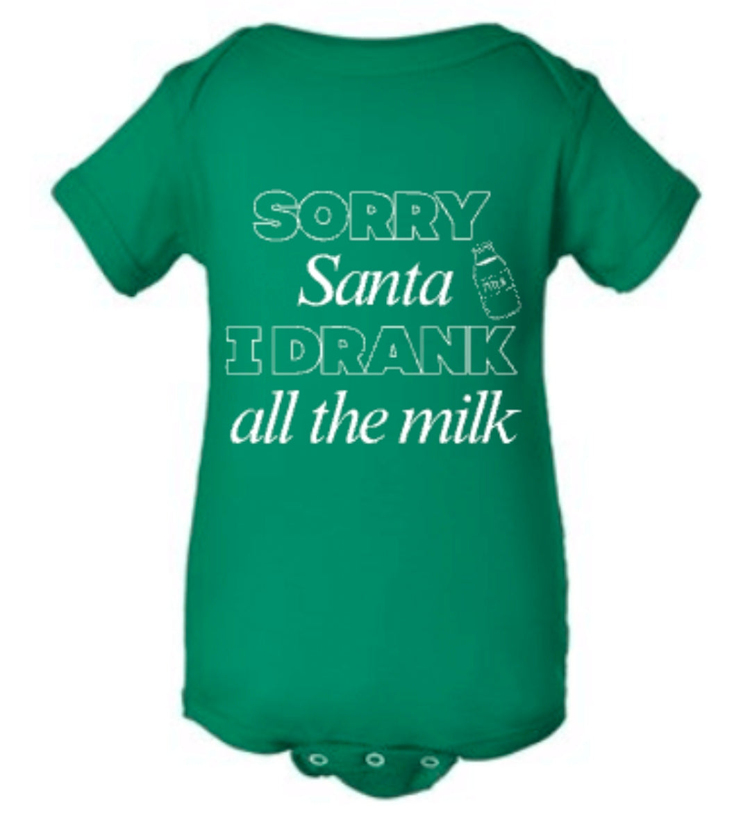 I drank the milk onesie